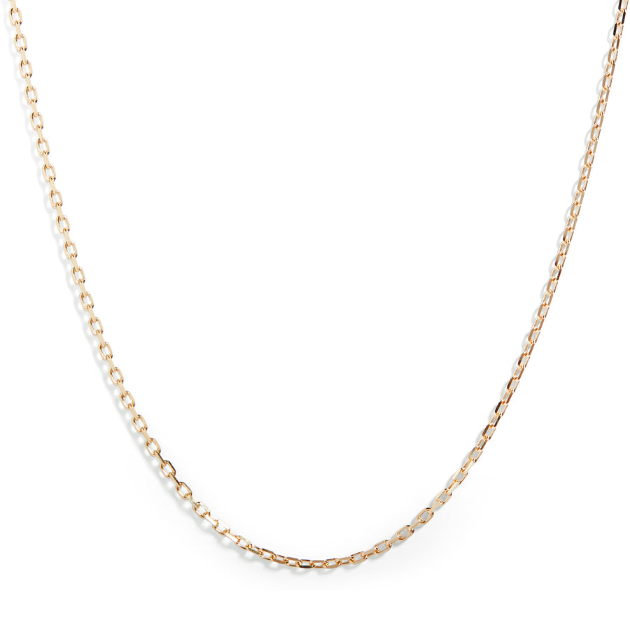 The Anchor chain / 9kt Yellow Gold / 50 Gauge / 45cm