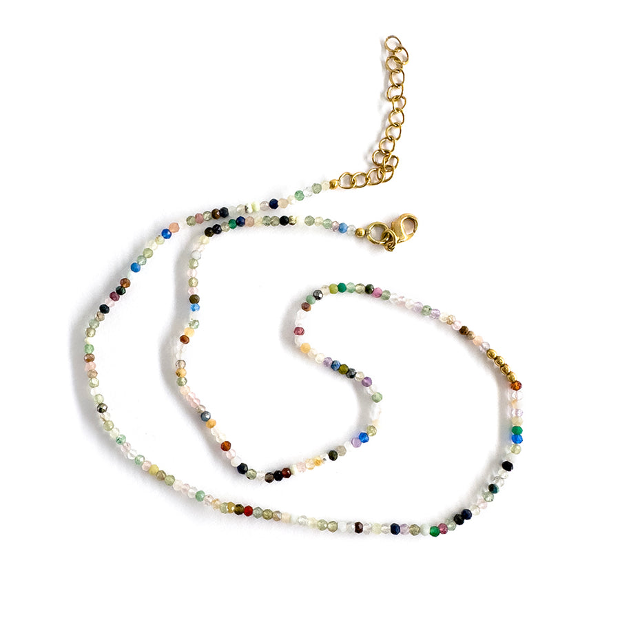 The Petite Mixed Beaded Necklace