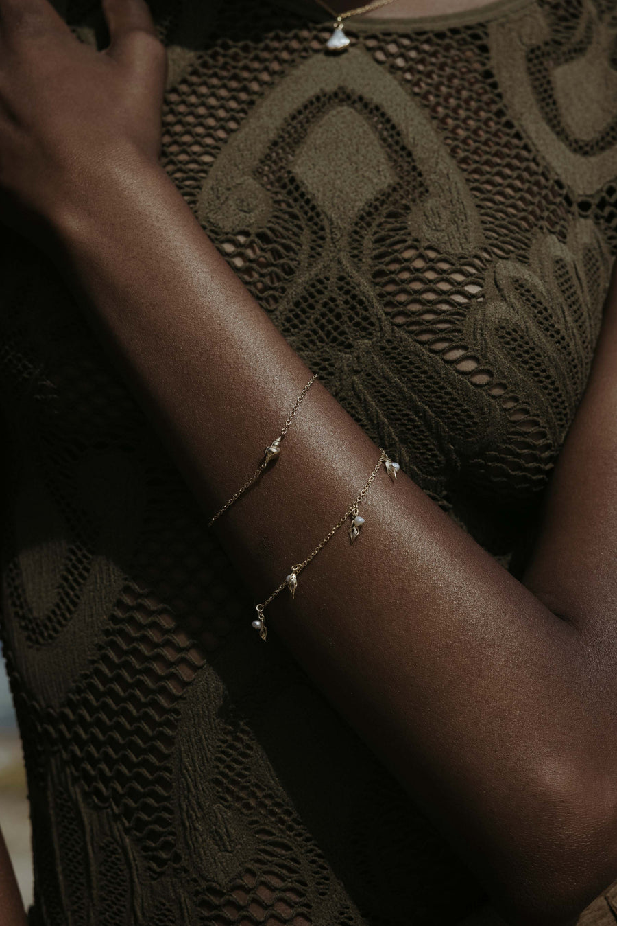 The Pearl & Leaf Bracelet