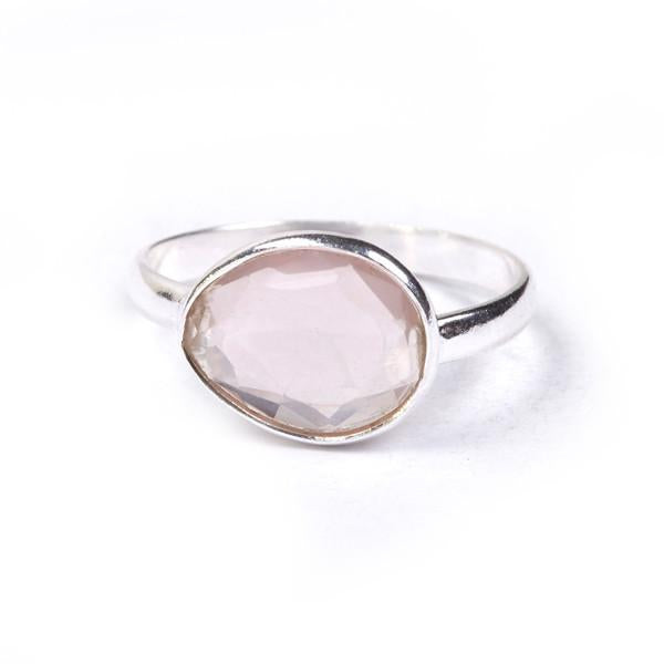 The Polki Gemstone Ring in Silver