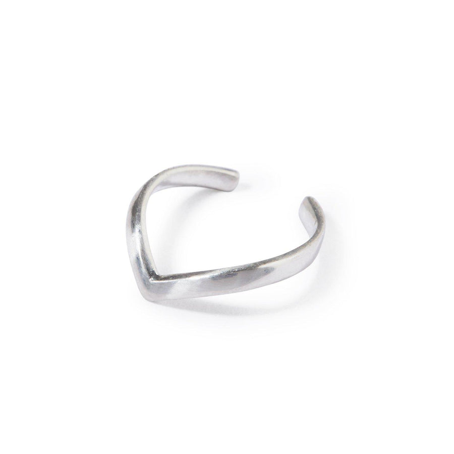 Silver Chevron Cuff-Earrings-Black Betty Design