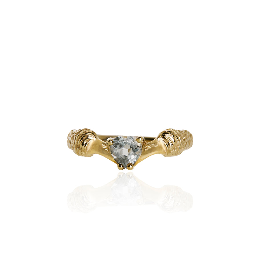 The Claw of Love Ring in Gold