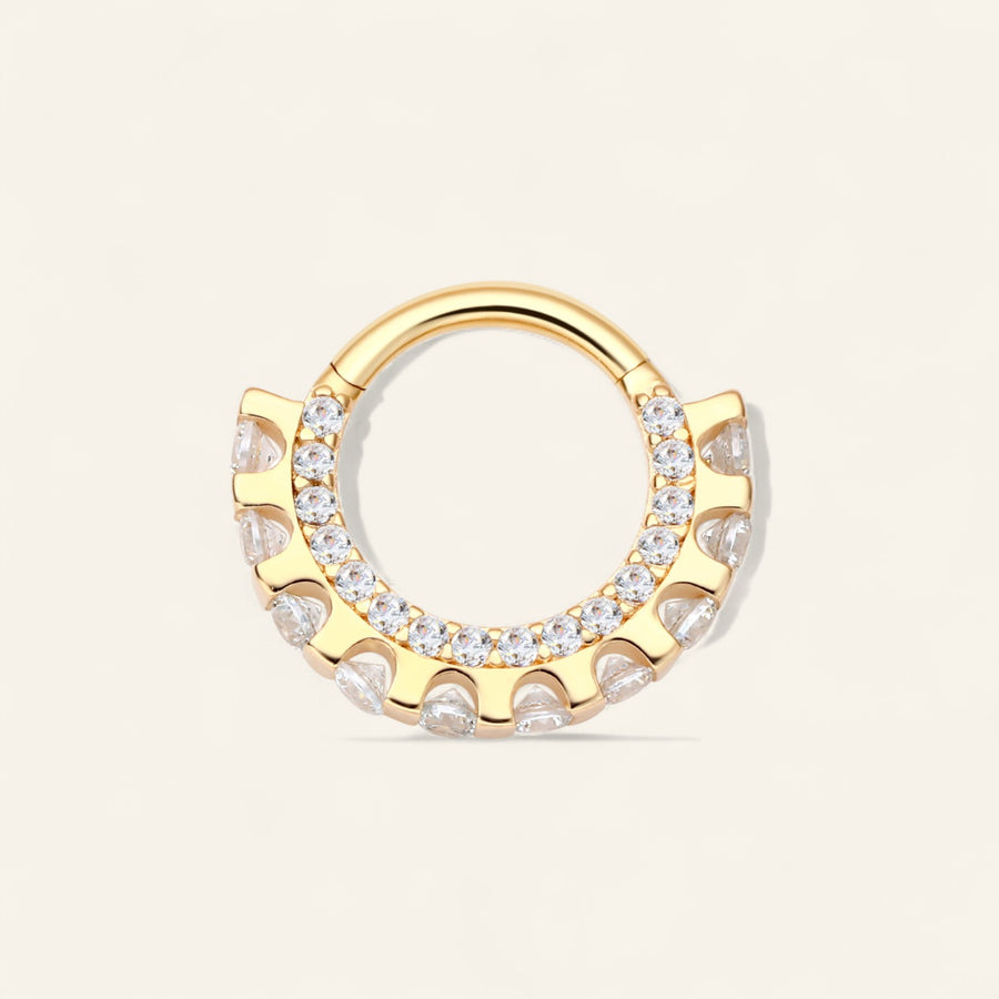 The 14kt Gold Majesty Hoop Clicker