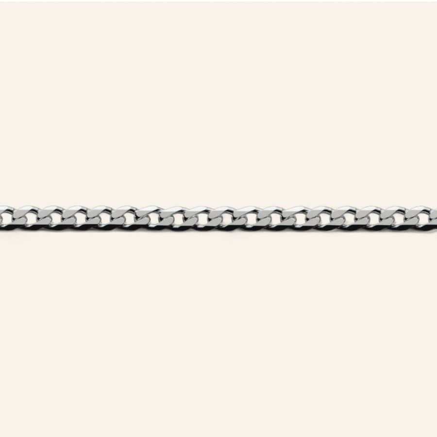 Silver Curb Chain (6L) / 120 Gauge (60cm)