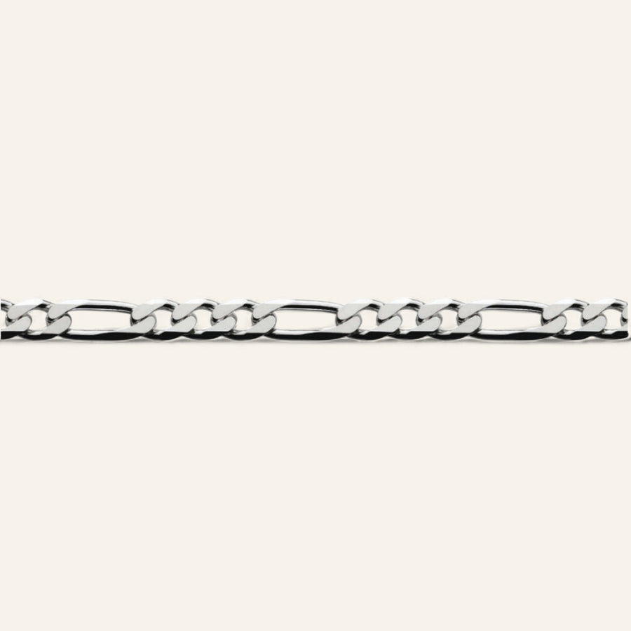 Silver Figaro Chain (1+1) / 150 Gauge (22cm)