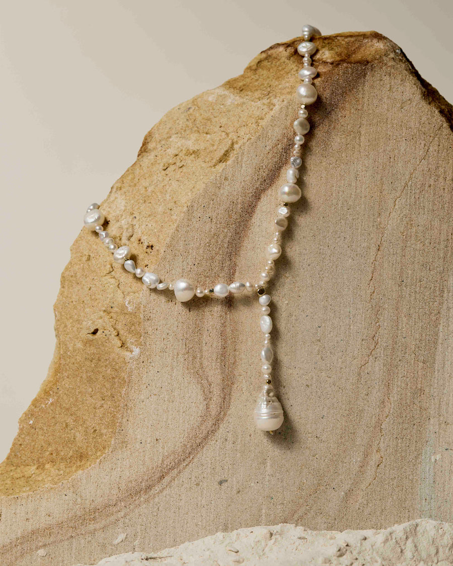 The Baroque Pearl Drop Necklace
