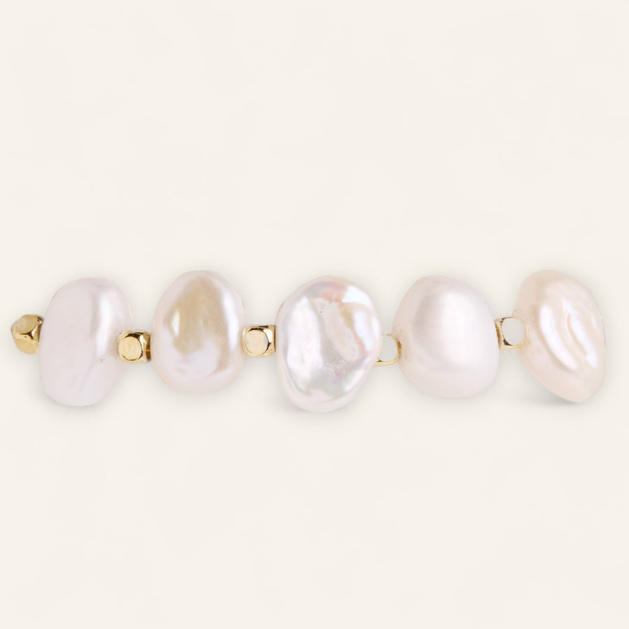 The Baroque Pearl Beaded Bracelet