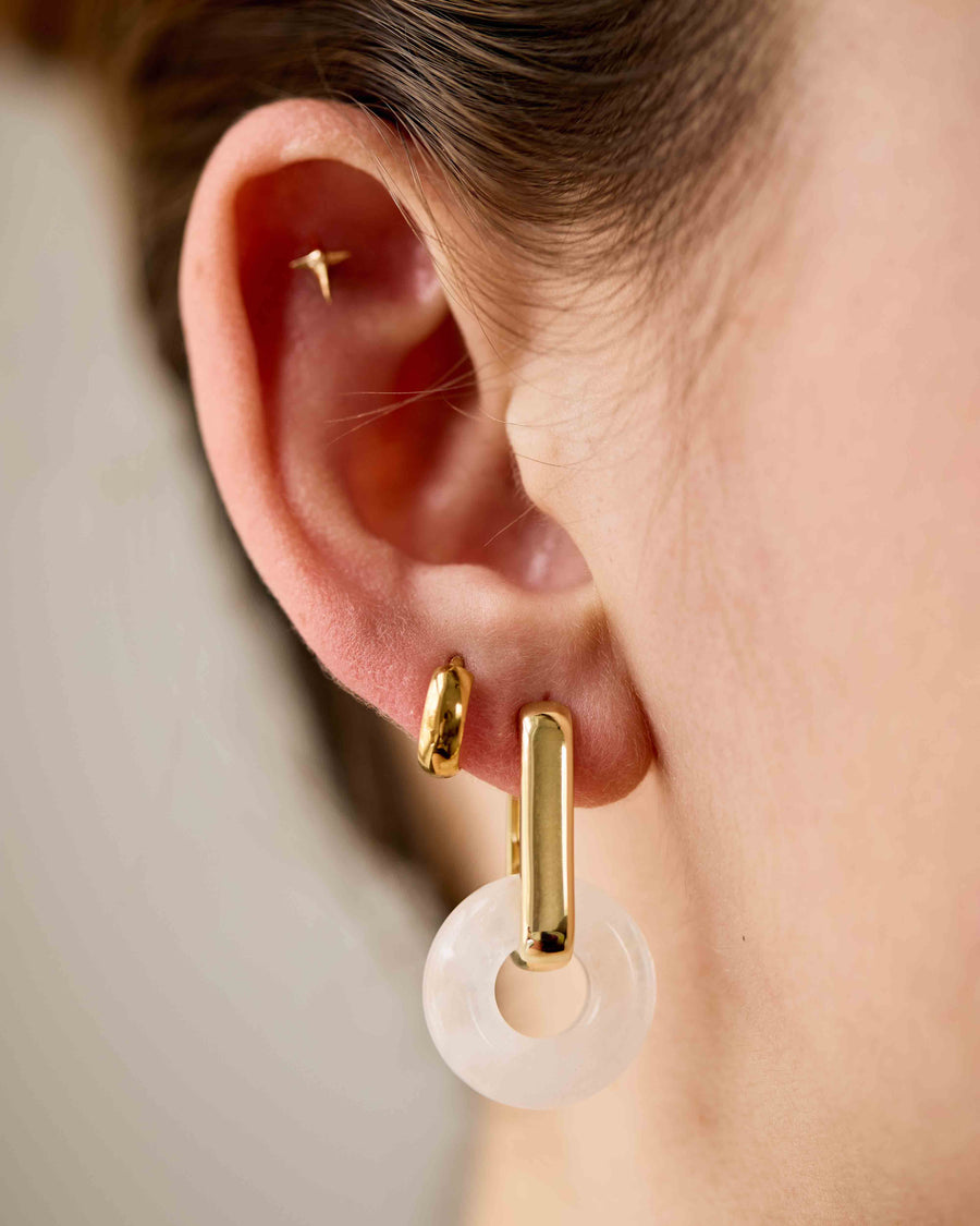 The Gemstone Halo Hoops