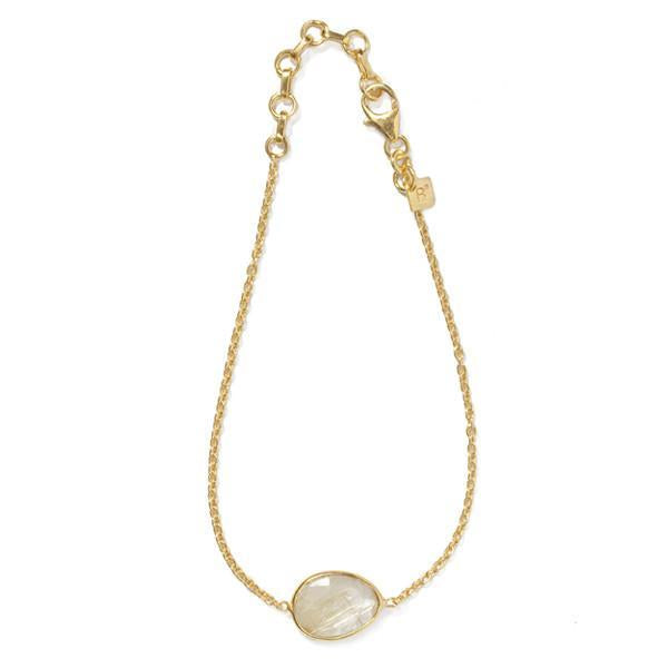 The Faceted Stone Bracelet