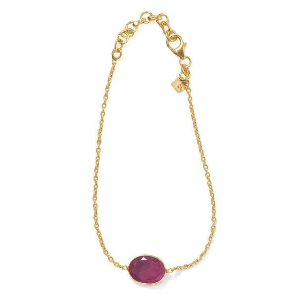 The Faceted Stone Bracelet