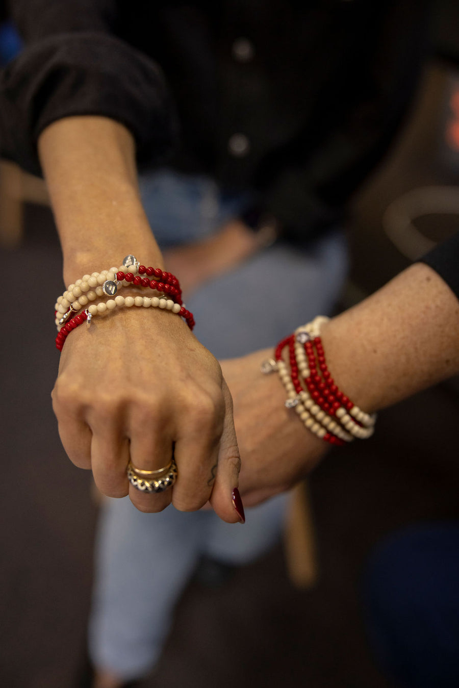 The CT Marathon and Adidas Bracelet / Red and White