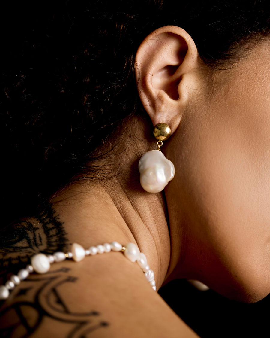 The Grand Baroque Pearl Earrings