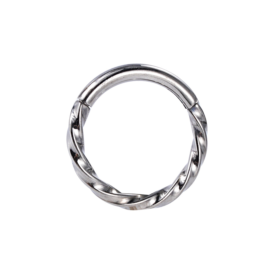 Titanium Infinity Hinged Segment Ring // 1.2x8