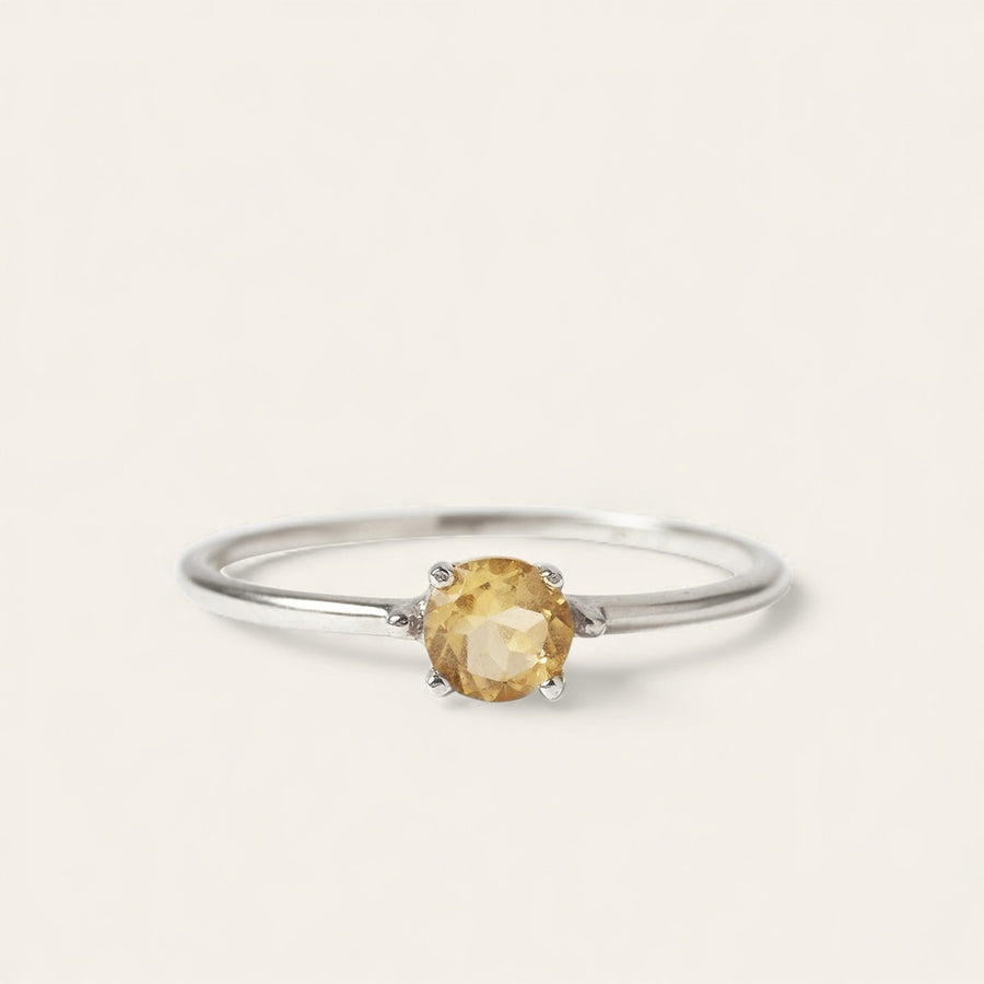 The Birthstone Ring in Sterling Silver