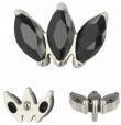 The Titanium Triple Marquise CZ Cluster Stud Top