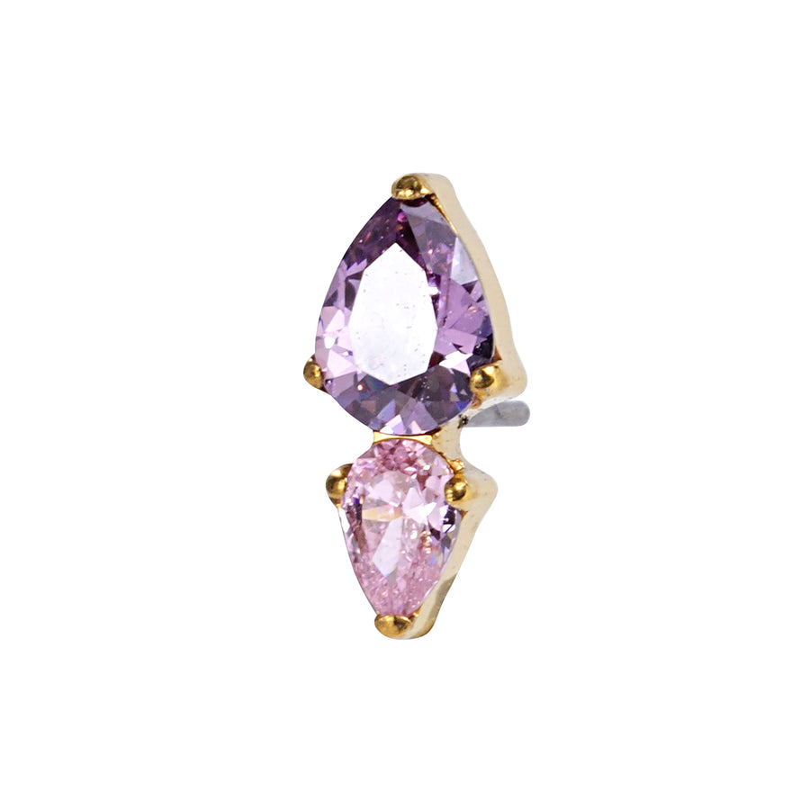 The 24kt PVD Oracle Stud Top