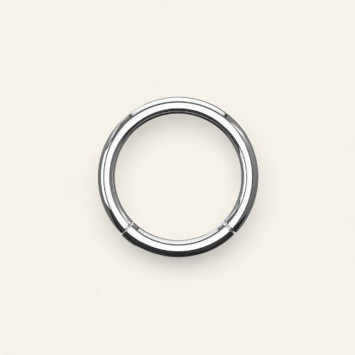 The Titanium Plain Segment Hoop Clicker