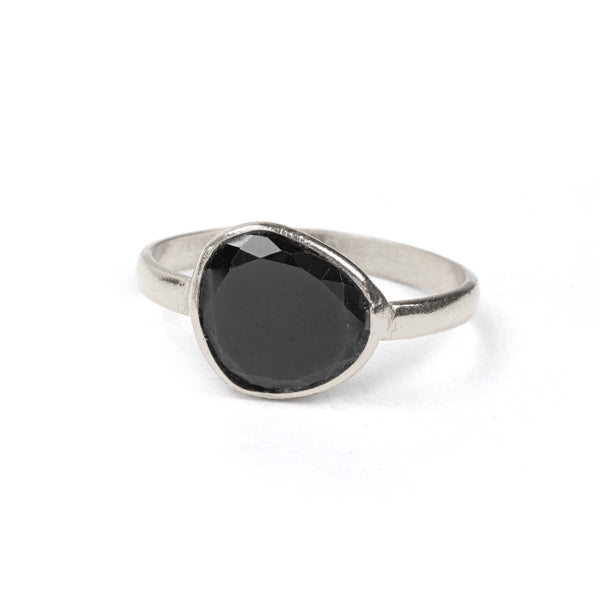 The Polki Gemstone Ring in Silver