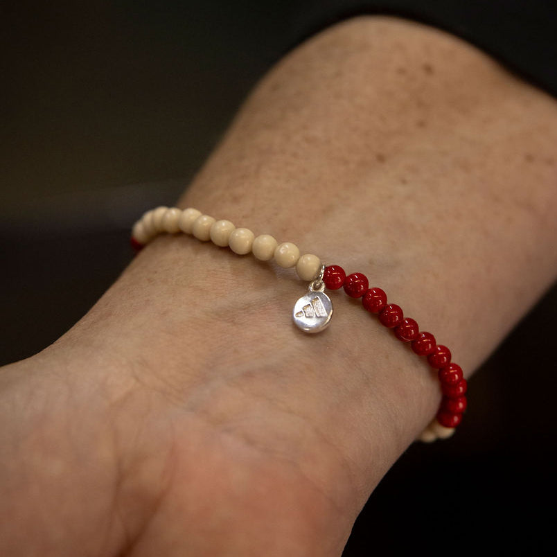The CT Marathon and Adidas Bracelet / Red and White