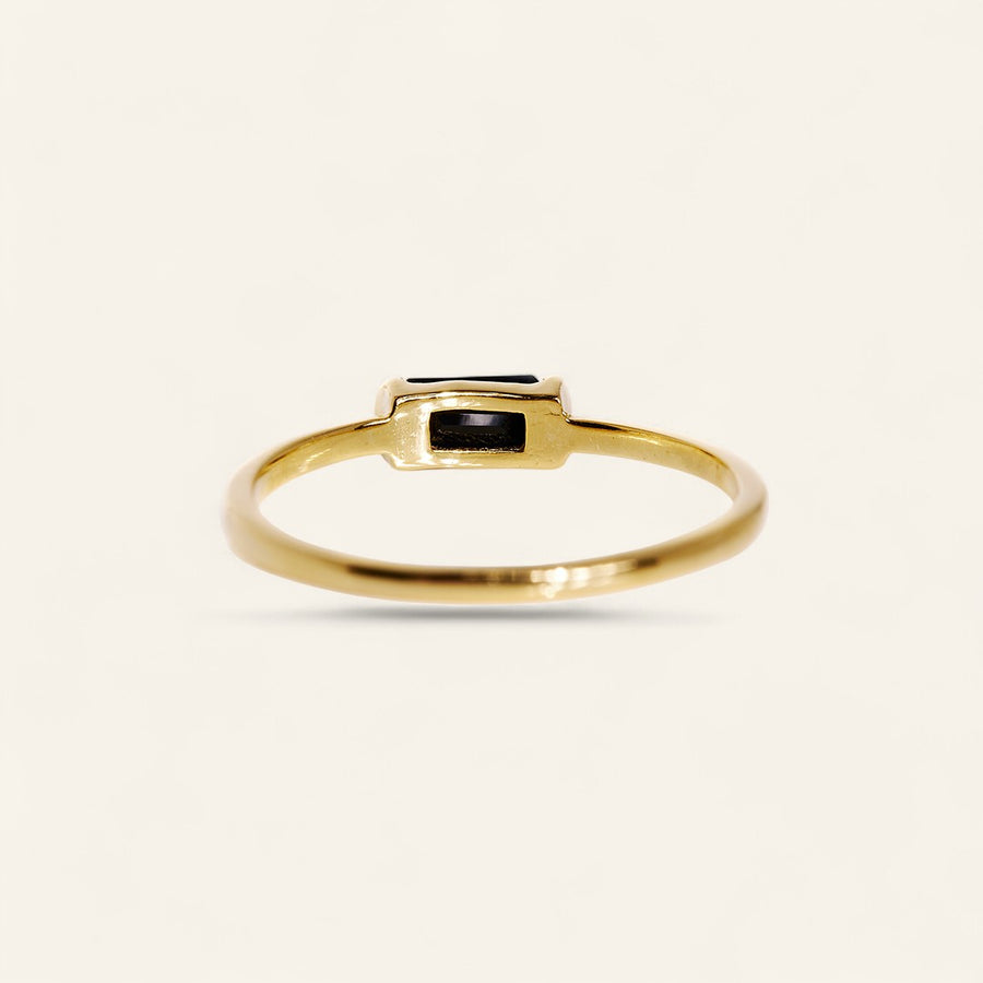 The Single Baguette Stacker Ring