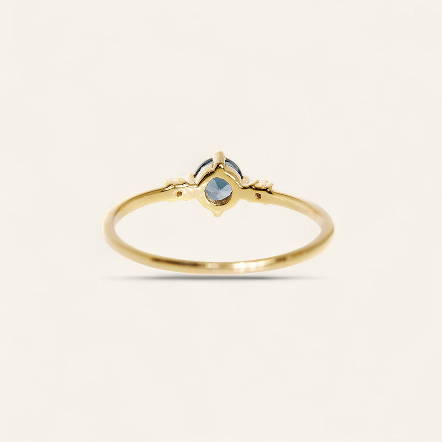 The 3 Stone Round Stacker Ring