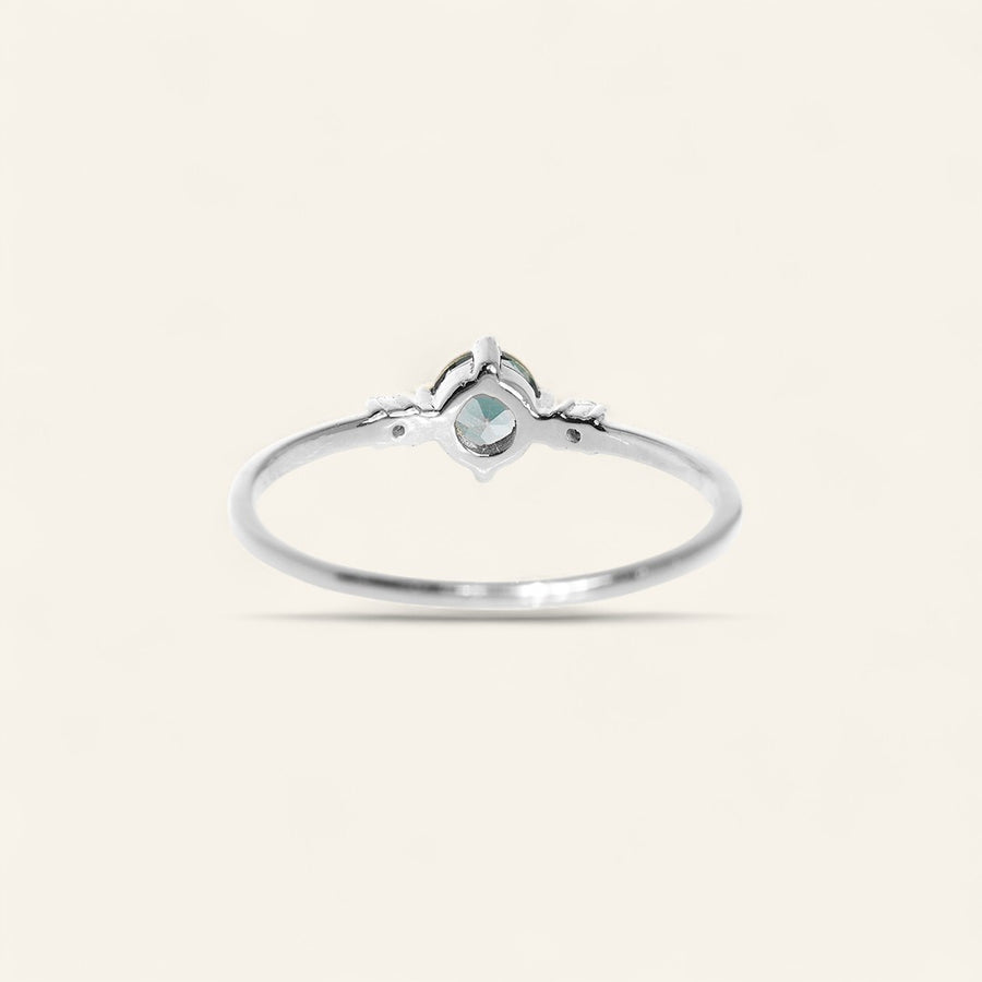 The 3 Stone Round Stacker Ring