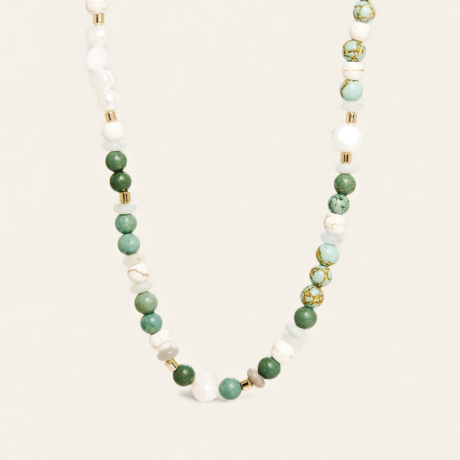 The Beaded Gemstone Necklace