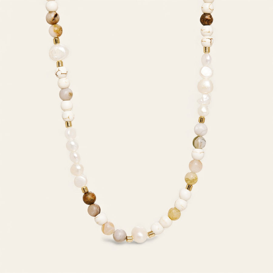 The Beaded Gemstone Necklace