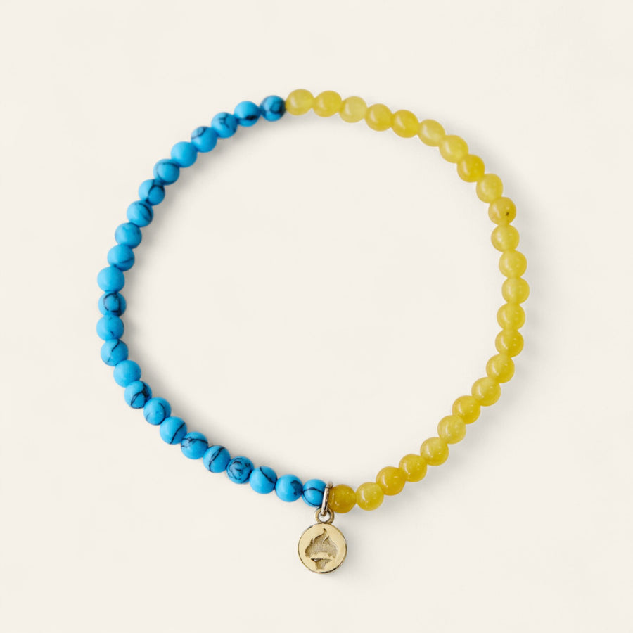 The Ct Marathon and Adidas Bracelet / Yellow and Bue