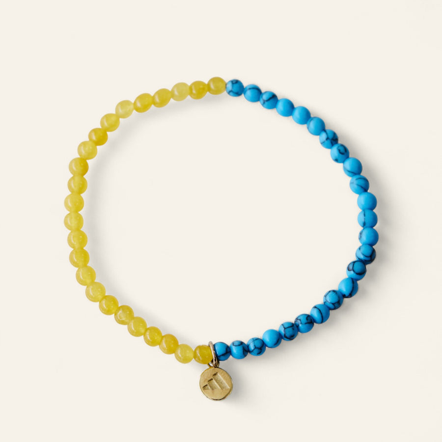 The Ct Marathon and Adidas Bracelet / Yellow and Bue