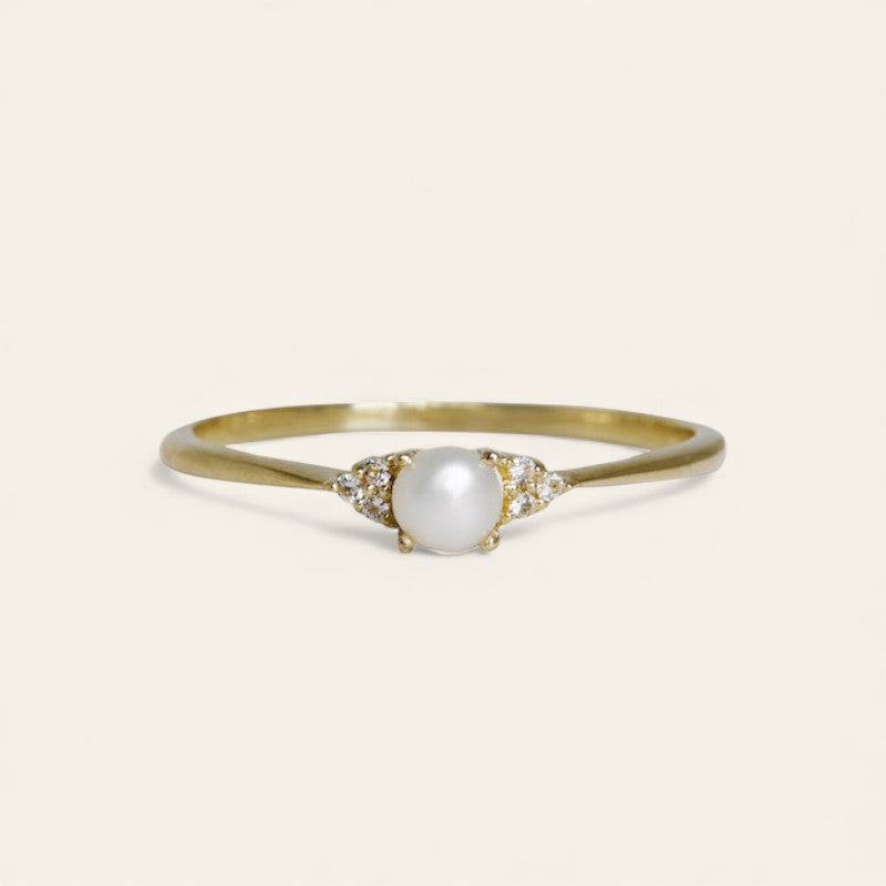 The Petite Pearl Cluster Ring