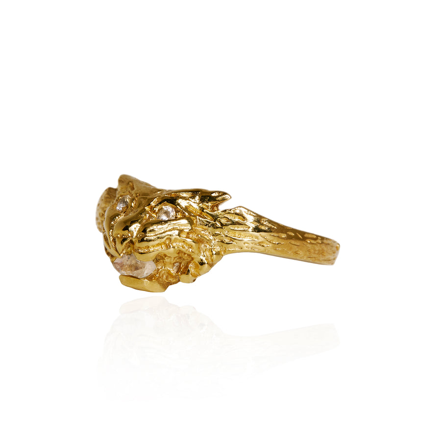 The Tiger Ring in 9kt Gold
