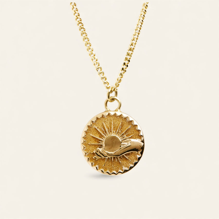 Held by the Sun & Moon Necklace