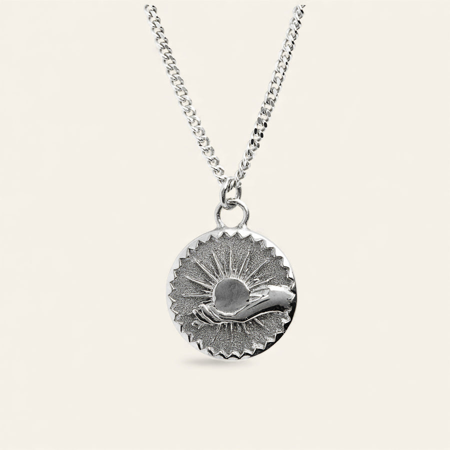 Held by the Sun & Moon Necklace