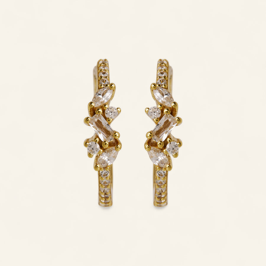 The Zig Zag CZ Huggies