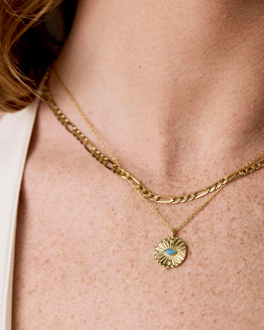 The Turquoise Guardian Eye Necklace