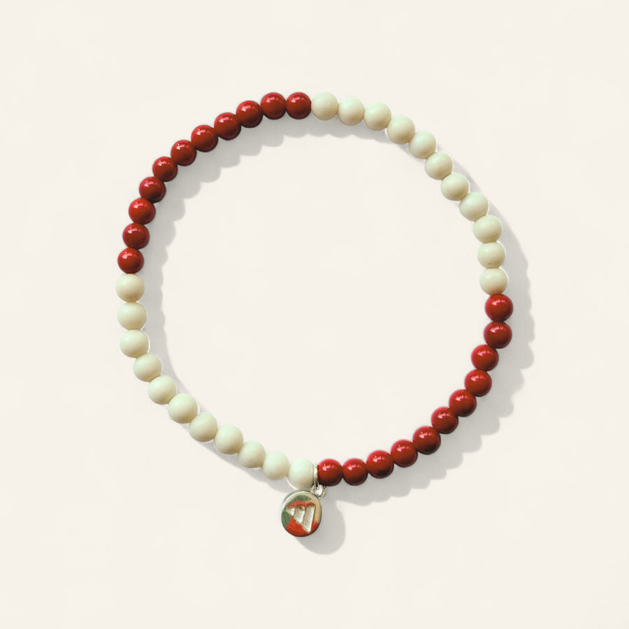 The CT Marathon and Adidas Bracelet / Red and White