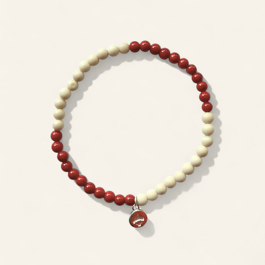 The CT Marathon and Adidas Bracelet / Red and White
