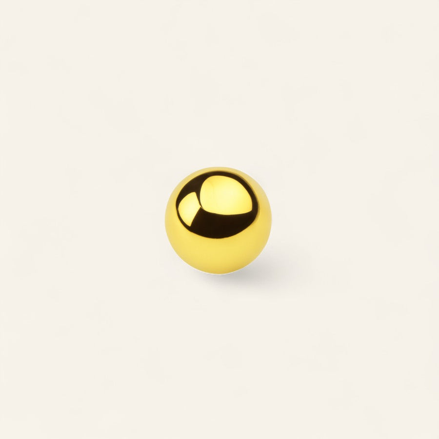 The 14kt Gold Ball Stud Top