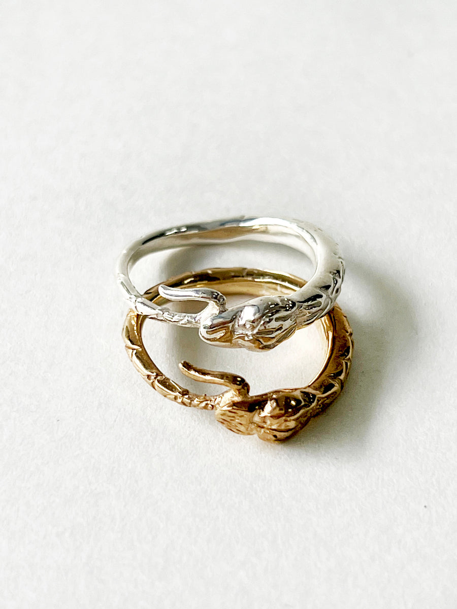 The Ouroboros Snake Ring