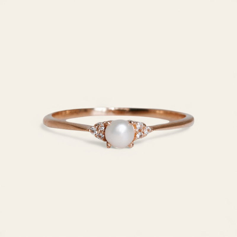The Petite Pearl Cluster Ring