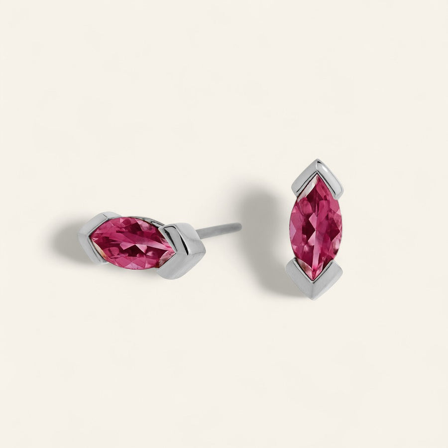The V-Prong Marquise Stud