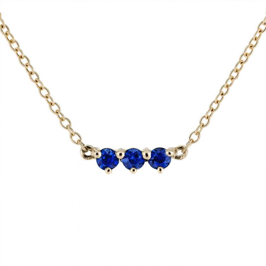 The Little Tri Choker in Gold