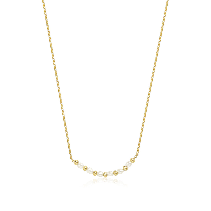 The Golden Six Pearl Necklace