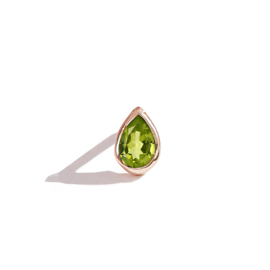 The 6x4 Pear Cut Stone Stud