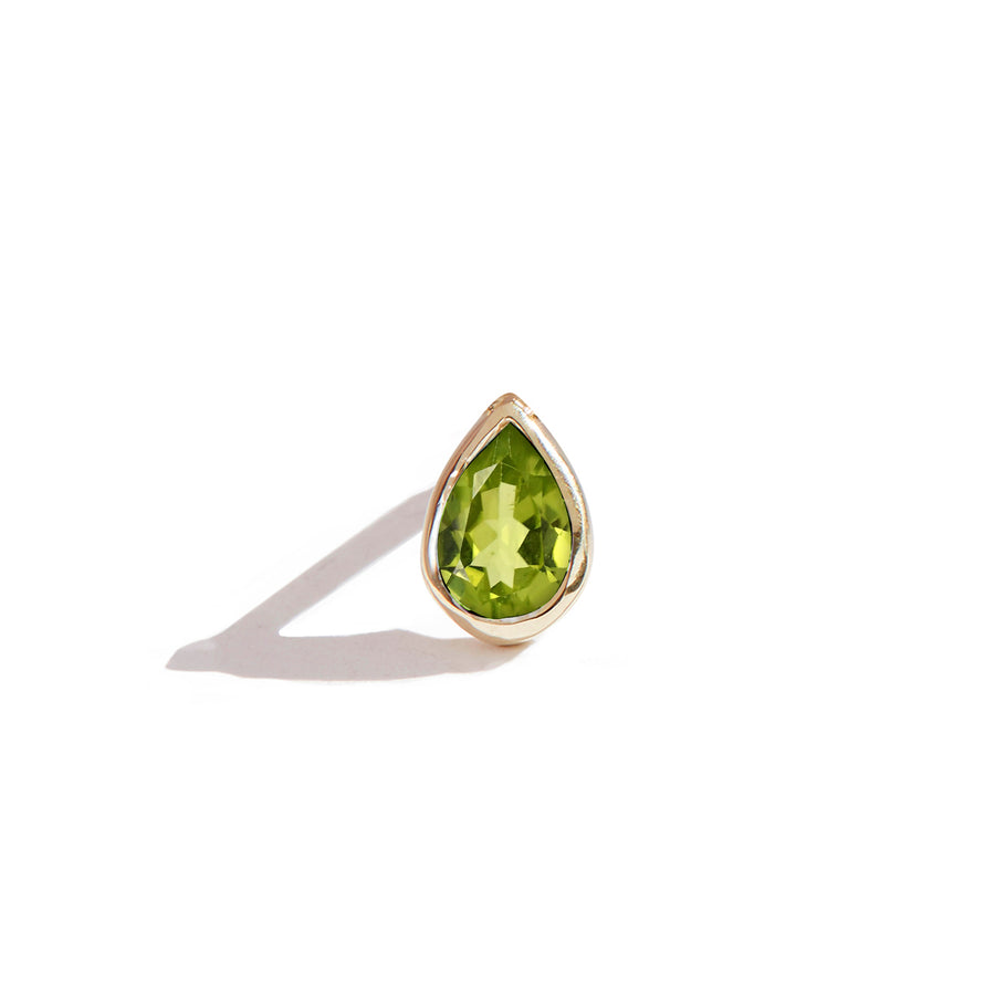 The 6x4 Pear Cut Stone Stud