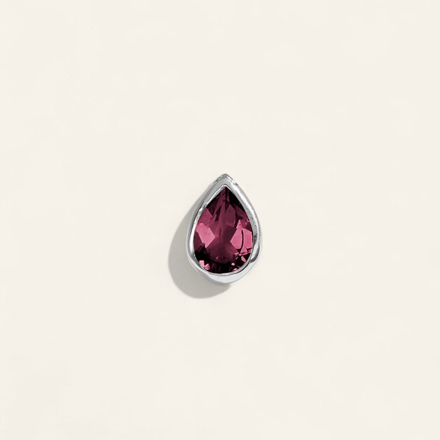 The 6x4 Pear Cut Stone Stud
