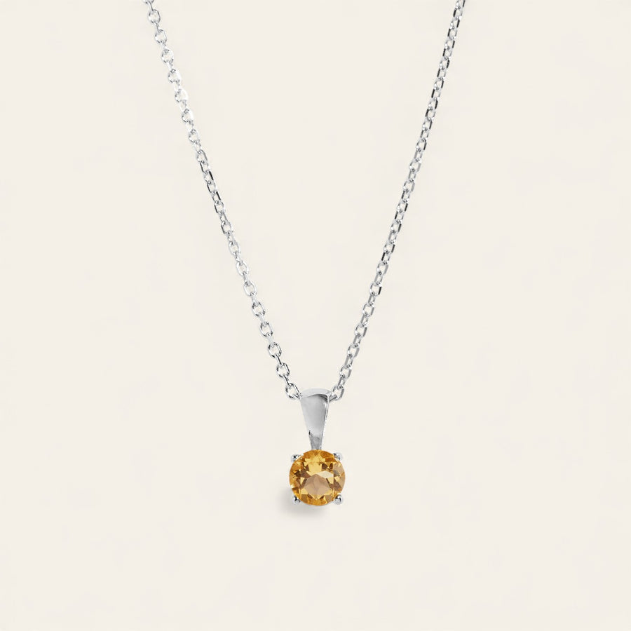 The Birthstone Necklace Peridot 9kt Yellow Gold