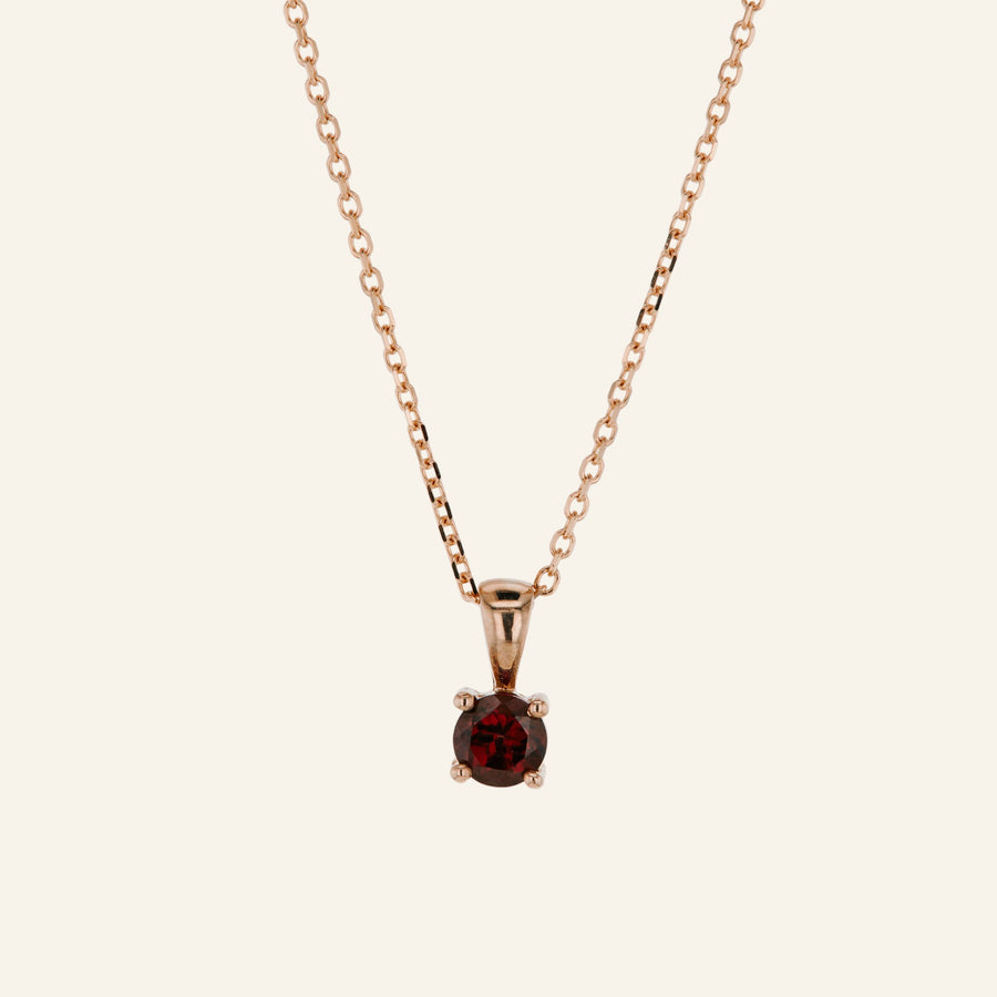 The Birthstone Necklace Peridot 9kt Yellow Gold