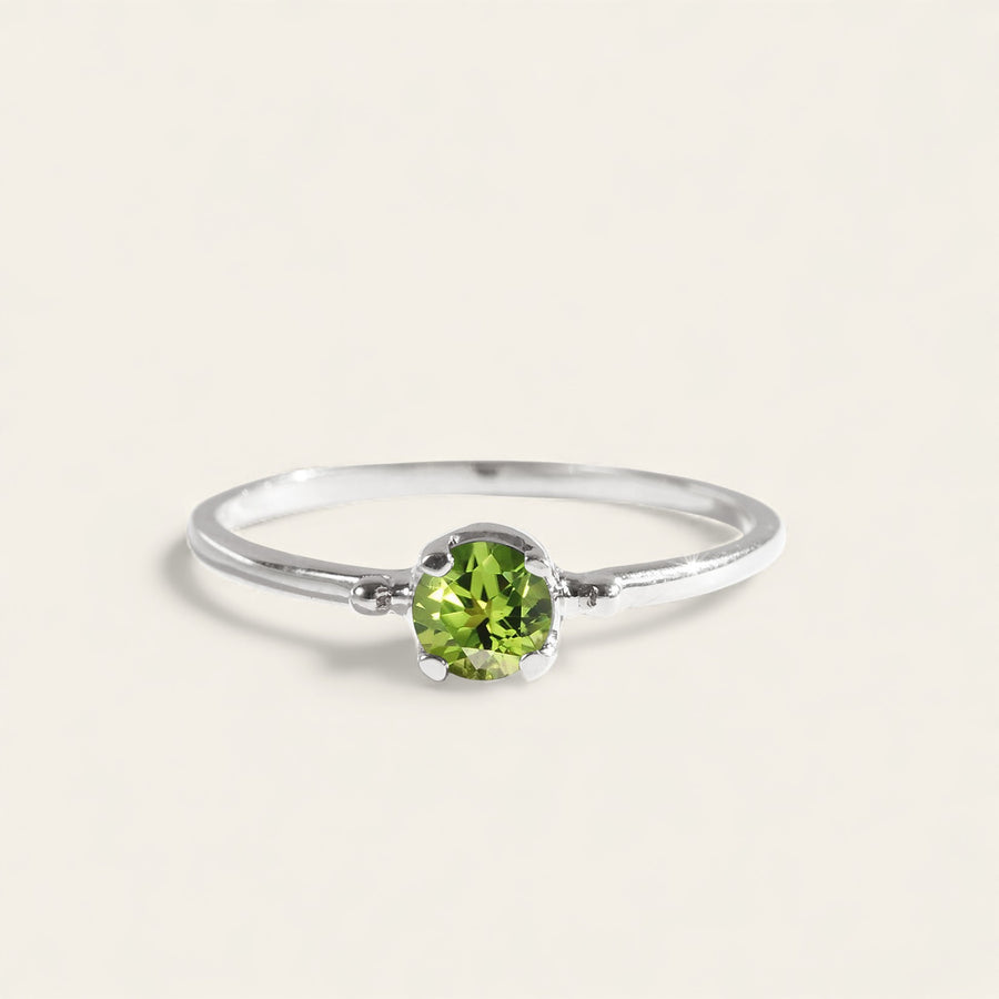 The Birthstone Ring in Sterling Silver